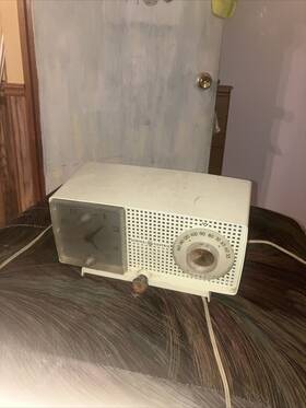 C436a Ge C46a Vintage Working General Electric Clock Radio Tube Type C436a. Low Humming Sd