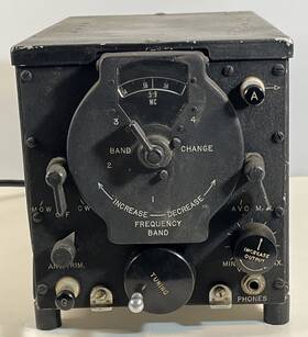 Cg-46115 Ge Ww2 1940s U. S. Navy Radio General Electric Receiver Military Rax-1