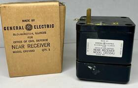 Cr155a3 Ge Rare Vintage General Electric Near Receiver U.s Office Of Civil Defense #cr155a3