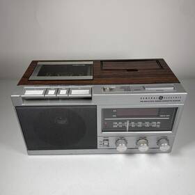 7-4950b Ge General Electric 7-4950 Model Vintage Clock Radio Tape Not Working Parts/repair