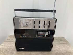 M8510a Ge Vintage General Electric Am Fm Radio Cassette Player Portable Ac Dc