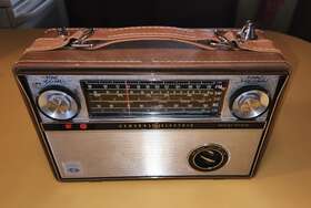 P-991a Ge Vintage General Electric World Monitor P991a Transistor Radio Shortwave