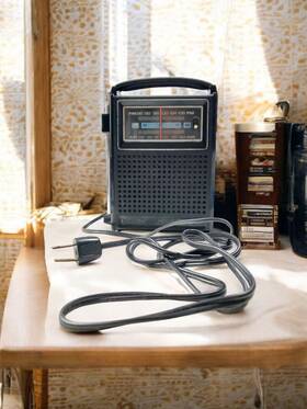 P4845a Ge P4548a General Electric Am/fm Transistor Weather Radio Earphones Battery/p. Cord