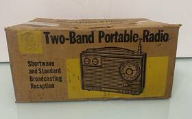 Ge P925a Rare New Old Stock 1963 Two-band Civil Defense Shortwave Radio Model