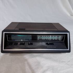 Pb7-4662b Ge Pb7-4665b Vtg General Electric Am/fm Alarm Clock Radio Blue Green Digits Tested