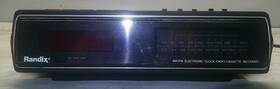 Rcc-83 Ge Vintage Randix Fm/am Electronics Clock Radio Cassette Recorder