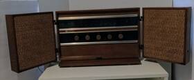 T-1040a Ge General Electric Vintage Am/fm Radio Dual Speaker 1960s