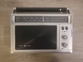 7-2850i Ge T-2850 Vintage General Electric Am/fm Portable Radio Model Tested Works Rare