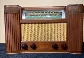 X219a Ge 1940 S General Electric Am/shortwave Radio - Working Great Condition