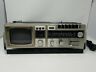 11180b Gen Montgomery Ward Vintage Tv Am Fm Radio Cassette Recorder