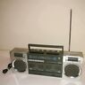 39505 Gen Montgomery Ward Vintage Boombox Radio Double Cassette Recorder 39505 Gen Montgomery Ward Vintage Boombox Radio Double Cassette Recorder
