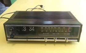 C4320a General Electric 1970s Flip Clock Radio Alarm Not Working