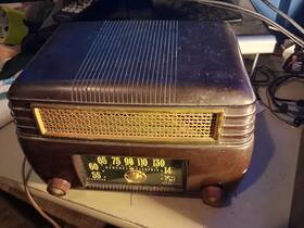 Np-124887 General Electric Vintage Tube Radio Tuner Classic Electronic