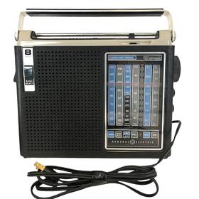 General Electric P49600a Nice Vtg Tv Sound Am Fm Radio Model Plug In Or Battery
