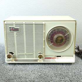 T-135a General Electric Musaphonic Tube Radio Am/fm Ge Vintage Mcm Not Working