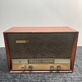 T-150a General Electric Musaphonic Dual Speaker Mahogany
