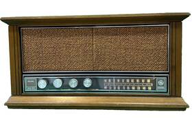 T2260a General Electric Vintage Model Am/fm Tabletop Radio - Dual Speaker Works
