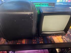 Gb-702c Goldbeam 7 Inch Black And White Tv/radio Am/fm Tested Working With Antenna