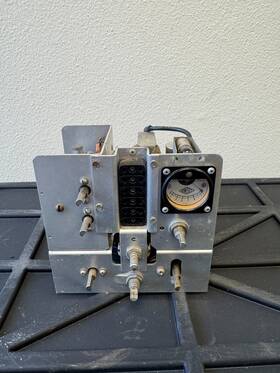 E-2430 Gonset Vintage Radio Receiver Module S-meter Ham Tube Panel Unit