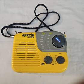 A315 Gran Prix Vintage Grand Sports Radio Am/fm With Ear Jacks Yellow Tested A315 Gran Prix Vintage Grand Sports Radio Am/fm With Ear Jacks Yellow Tested