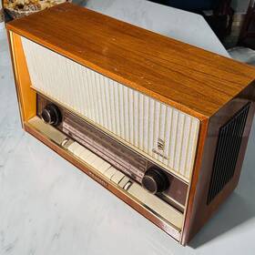 3265 Grundig Vintage 1950s Majestic Am/fm Radio - Rare Mid Century Model Parts