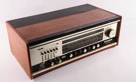 8045-1421 Grundig Vintage Rare Beautiful German Stereomeister 3000 Shortwave Tube Radio