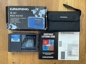 Yb-207 Grundig Yb 207 12 Band Yacht Boy World Receiver Radio Case Instructions Box