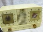 H392t5 Westinghouse Alarm Clock Radio In Ivory Bakelite Case Model Nice
