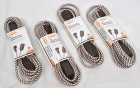 1007719584 Hdx 16g Cloth 10ft Electric Cords 4 Ideal For Radio Repairs New