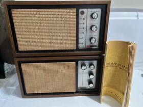 Gra-21 Heathkit Mcm Daystrom Gr-21 Fm 1950/60s Tube Multiplex Radio Works 2 Piece