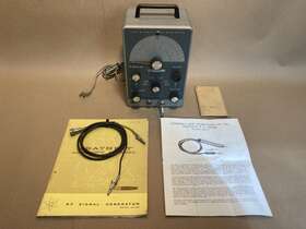 Ig-102 Heathkit Ig-120 Rf Signal Generator With Manual