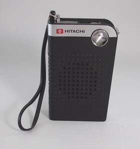 Th-623 Hitachi 1971 Silver/black All Transistor Pocket Am Radio Not Working Th-623 Hitachi 1971 Silver/black All Transistor Pocket Am Radio Not Working