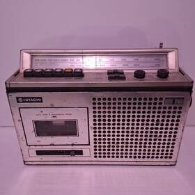 Hitachi Trk-5305h Vintage Am/fm Radio Cassette Recorder Portable Retro Untested