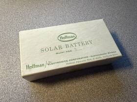 Hsb-9 Hoffman Vintage Solar Battery Hsb-9. New Old Stock