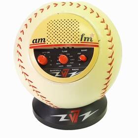 Be-1590 Hyman Products Rare Vintage 1987 Am Fm Baseball Sport Radio Transistor Tested Office Top