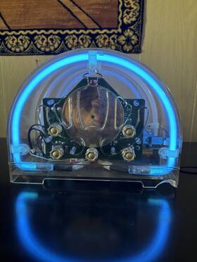 Ntr-89 Hypersonic Vintage Retro Am/fm Neon Radio Cassette Model