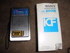 200w Icf Sony Am Fm Radio Band Receiver Silver Vintage New