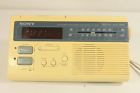 Icf-c221w Icf-221w Sony Am Fm Radio With Dual Alarm Ref