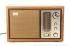 Icf-9560w Sony Am Fm Radio Walnut Wood Cabinet Vintage Eames Era