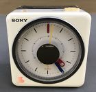 Icf-a10w Sony Vintage White Cube Alarm Clock Radio Vivaldi Four Seasons