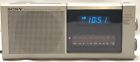 Icf-c20w Sony Dream Machine Digital Clock Radio Works Great