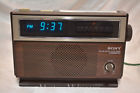 Icf-c810w Sony Digimatic Model Clock Radio Tested Working Made In Japan