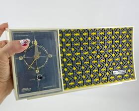 96602 Ideal Telechron Am/fm Radio Model Luminous Dial Clock Vtg Retro Tested