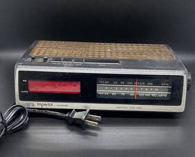 Cr-100 Imperial By Superscope Digital Alarm Clock Am/fm Radio Works