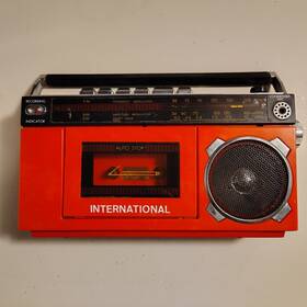 Ao-170 International Very Rare Fm/am/sw Radio Cassette Tape Deck Model Works