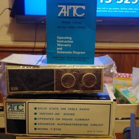T-8102 International Transistor Corporation Am Table Radio Solid State