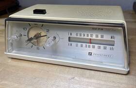 3960 J. C. Penney Vintage Jc Penncrest Alarm Clock Radio Model No.3960 Made In Japan