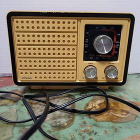 680-5359 J. C. Penney Vintage 1970s Fm/am Table Radio Jcpenney Model No For Parts Or Fix 1976