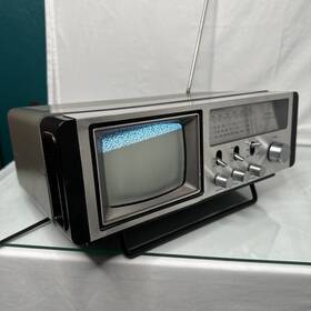685-1037g J. C. Penney 60s-jc Penny Am/fm/vhf/uhf Weather Radio Tv-battery /plug In-prepper