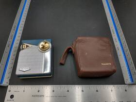 6tp-393 J. C. Penney Vtg Penneys Six Transistor Radio Model Japan With Cover Not Tested #1702